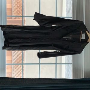 Olive green army inspired button down dress.